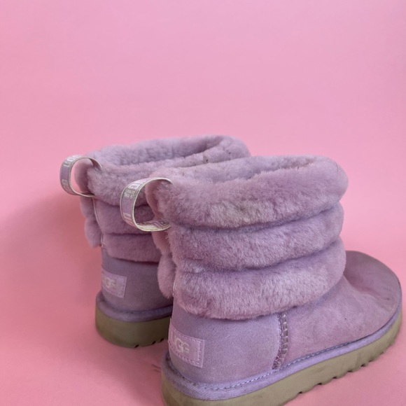 ❌SOLD❌ UGG Mini Quilted Fluff Purple Boots - Picture 6 of 10
